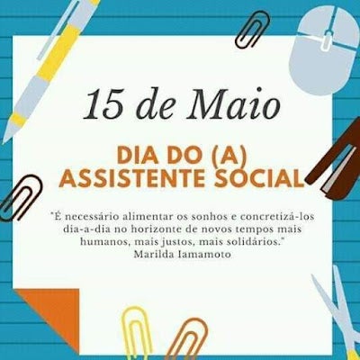 15 de Maio – Dia do(a) Assistente Social