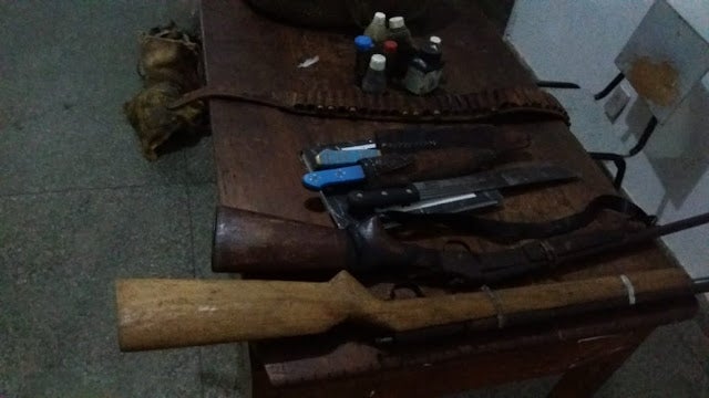 Petrolândia: Policiais militares da 4ª CIPM detém dupla com espingardas