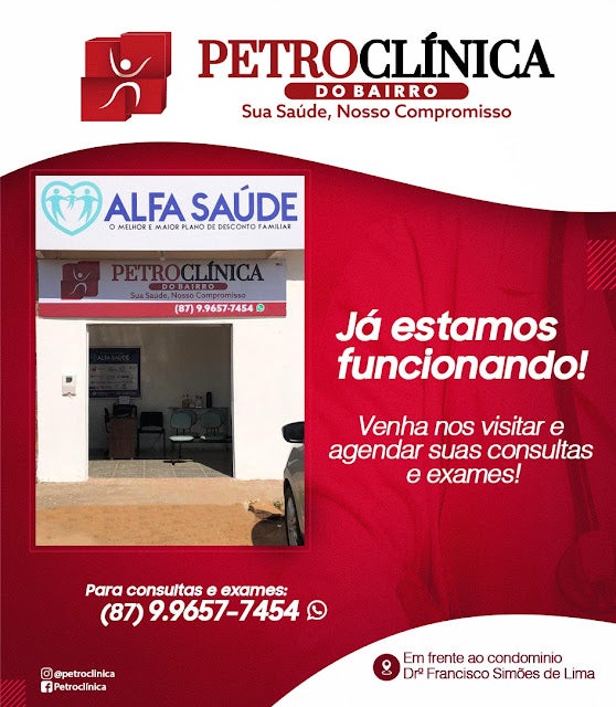 Petrolândia: Alfa Saúde e Petroclínica inauguram nova filial no Bairro Nova Esperança
