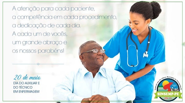 Sindicato dos Servidores Municipais de Petrolândia (SINSEMP/PE) homenageia os Auxiliares e Técnicos de Enfermagem pelo seu dia!