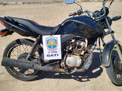 Homem é preso por receptação e motocicleta é recuperada em Jatobá, no Sertão de PE