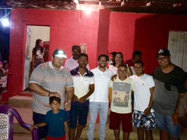 Petrolândia: João Thiago, filho de Dr João, e o pré-candidato a vereador, Noninha, participaram de reunião com trabalhadores rurais dos mandantes