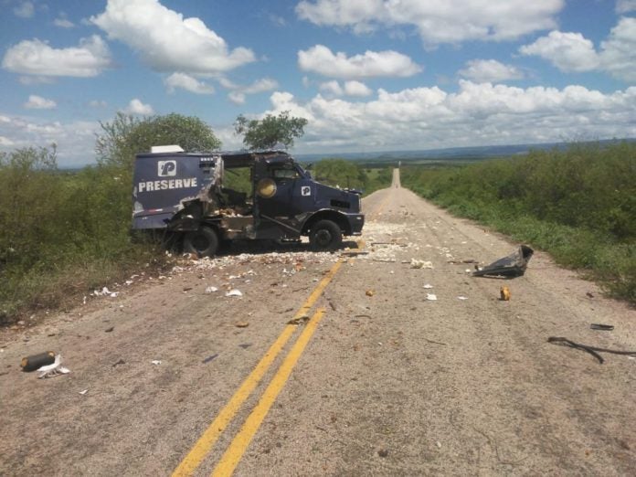 Tentativa de assalto a carro-forte entre Moreilândia e Serrita, no Sertão de PE