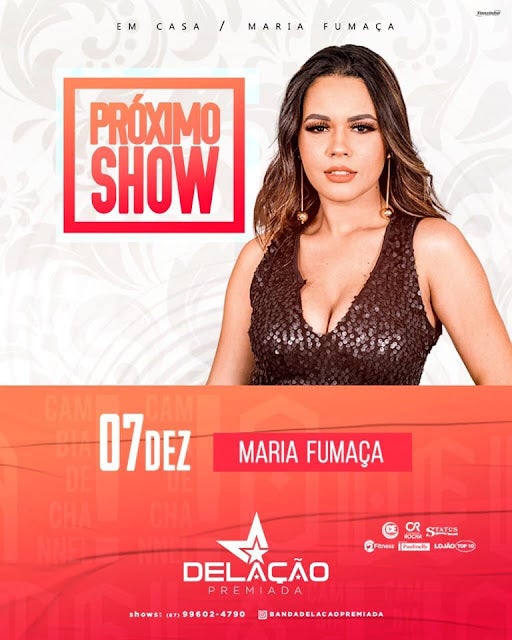 Próximo Show da Banda Delação Premiada, no dia 7 de dezembro , no Bar e Restaurante Maria Fumaça em Petrolândia