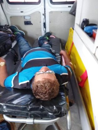 Blogueiro Didi Galvão sofre acidente de moto na BR-428 nas proximidades da Serra da Santa