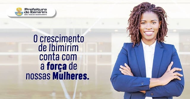 Homenagem da Prefeitura de Ibimirim a todas as mulheres pelo seu dia