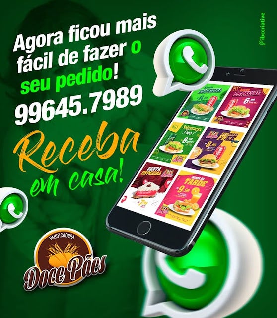 Panificadora Doce Pães de Petrolândia está com Serviço de Delivery, para entrega em domicílio de lanches