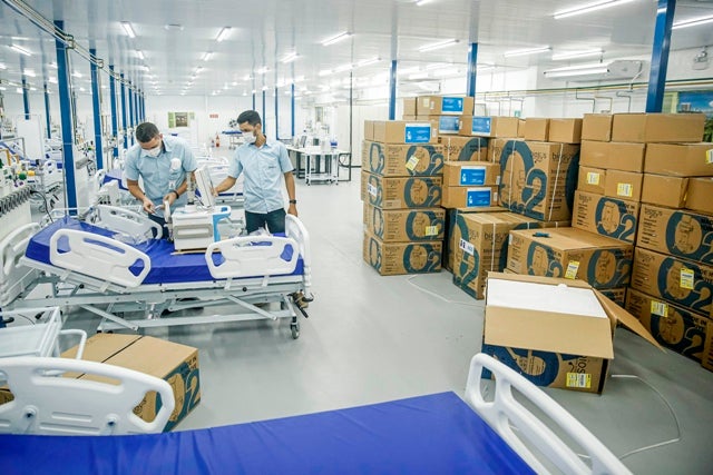 Mais de 4 mil ventiladores pulmonares foram distribuídos aos estados e municípios Mais de 4 mil ventiladores pulmonares foram distribuídos aos estados e municípios