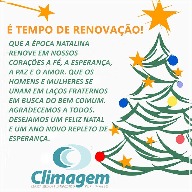 Petrolândia: Votos de Feliz Natal e Próspero Ano Novo da Climagem