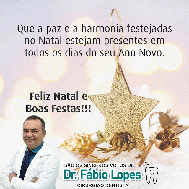 Petrolândia: Dr. Fábio Lopes deseja a todos um Feliz Natal e um Próspero Ano Novo!