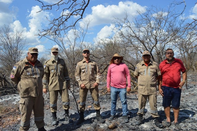 Foi controlado incêndio na zona rural de Cabrobó, PE