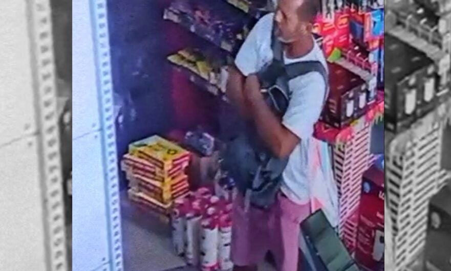 Vídeo de furto em loja de material de construção viraliza em Paulo Afonso