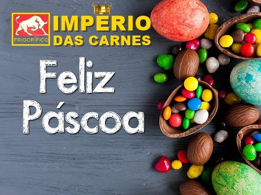 Votos de Feliz Páscoa do Frigorífico Império das Carnes de Petrolândia