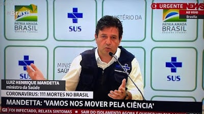 “Precisamos usar a racionalidade, fique em casa”, reforça ministro Mandetta após retirada de propaganda do governo federal