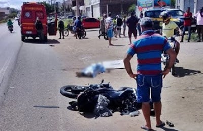 Acidente tira vida de motociclista na BR-232, em Serra Talhada, no Sertão do Pajeú