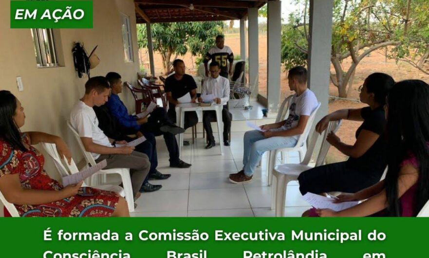 Tá surgindo em Petrolândia um novo partido político – denominado Consciência Brasil