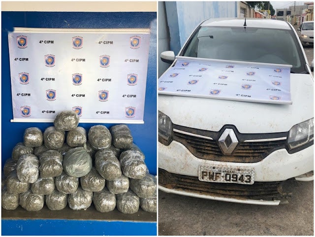 Polícia apreende mais de 42 kg de maconha na BR-316, em Petrolândia, no Sertão de PE