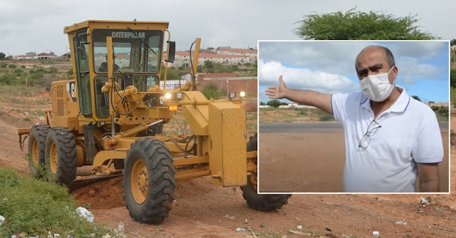 Após solicitação do Vereador Joilton Pereira, Prefeitura de Petrolândia inicia regularização de acesso do Bairro Novo Horizonte ao Residencial Dr. Francisco Simões de Lima [Fotos]
