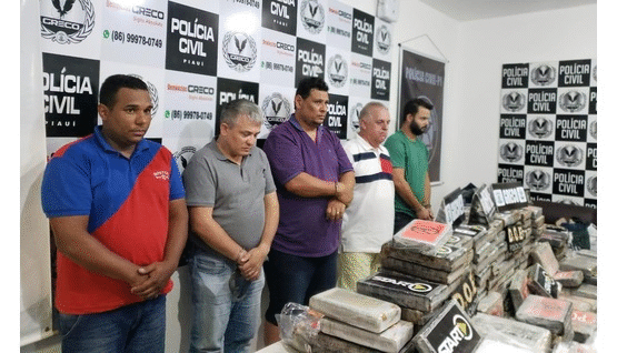 Três serra-talhadenses presos na maior apreensão de cocaína da historia do Piauí