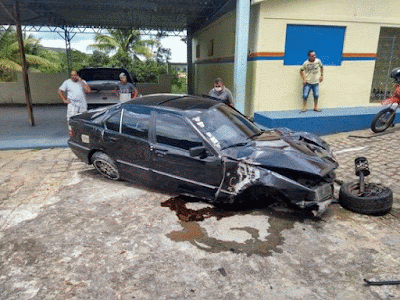 Médico perde controle de veículo e atropela motociclista quando descia ladeira em Triunfo, no Sertão do Pajeú