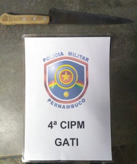 Petrolândia: Adolescente de 16 anos é detido pela PM por porte de arma branca
