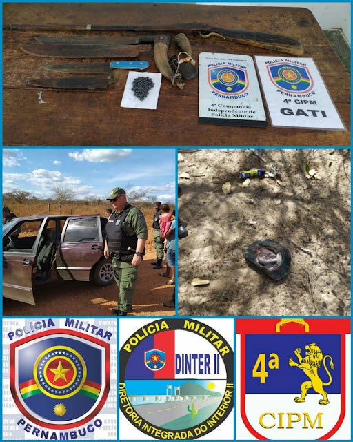 Policiais Militares da 4ª CIPM apreendem arma de fogo possivelmente utilizada em homicídio na cidade de Inajá, PE