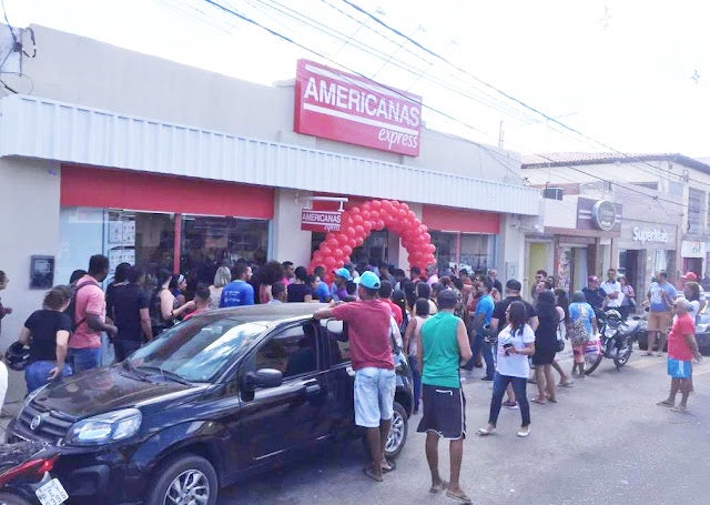 Inauguração de Lojas Americanas, em Petrolândia, recebe público recorde