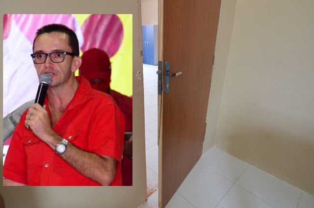 Vice Prefeito de Ibimirim tem porta de sala na Prefeitura arrombada após romper com prefeito