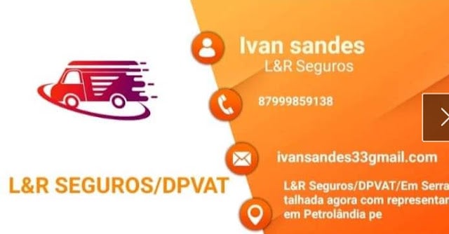 L&R Seguros DPVAT é representada por Ivan Sandes em Petrolândia (PE)