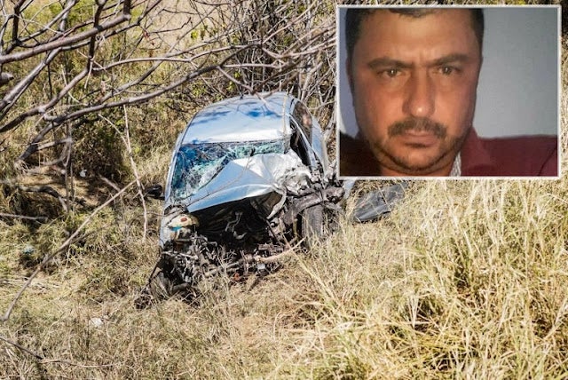 Colisão mata homem de 45 anos nesta manhã em Serra Talhada; forte impacto fez motor saltar do carro