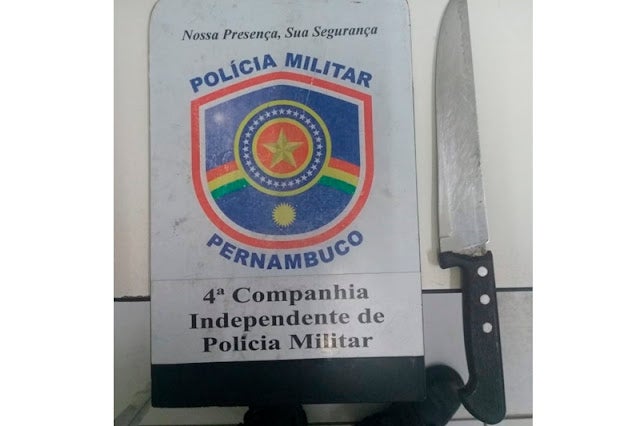 Dupla se envolve em briga e PM apreende arma branca em Tacaratu, no Sertão de PE