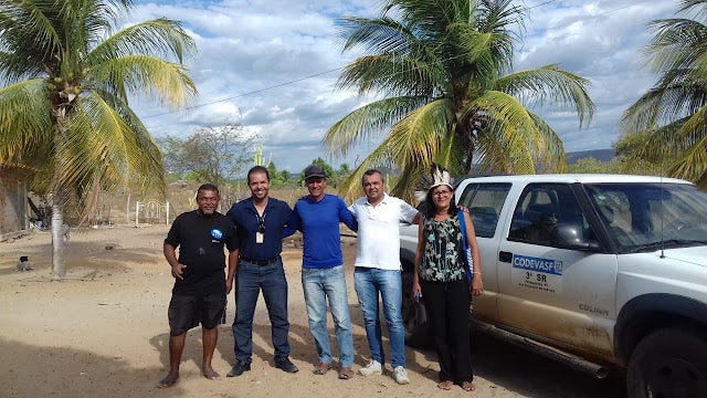 Petrolândia: Vereador Dedé de França visita junto com engenheiro da CODEVASF Associação de Piscicultores no Brejinho da Serra