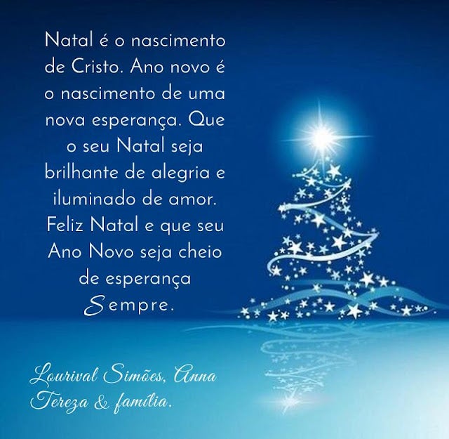 Petrolândia: Lourival Simões, Anna Tereza & Família deseja a todos um Feliz Natal!