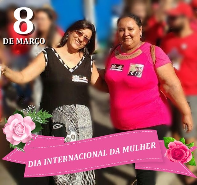 Petrolândia: Maria Helena e Fabiane Kelly parabenizam todas as mulheres pelo seu dia, neste domingo, 8 de março