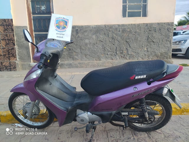 Menor de 14 anos é detido pilotando moto, em Inajá, no Sertão de PE Menor de 14 anos é detido pilotando moto, em Inajá, no Sertão de PE