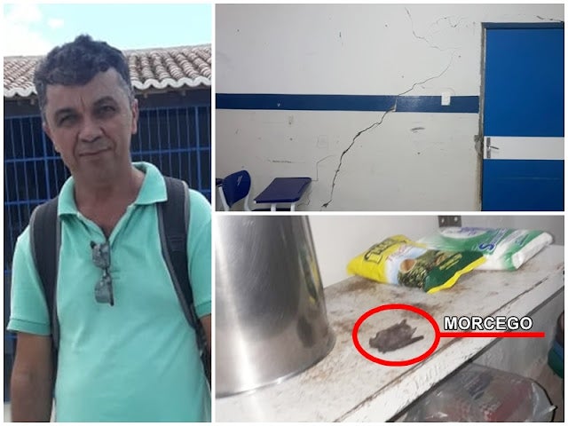Em visita a escolas rurais, morcego é encontrado dentro de cantina pelo vereador de Petrolândia ‘Evaldo Nascimento’