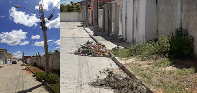 Petrolândia: Moradores da quadra 10 e 12 reclamam do lixo e falta de iluminação pública