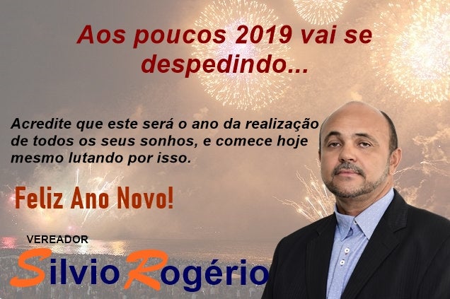 Petrolândia: Votos de Ano Novo do Vereador Silvio Rogério