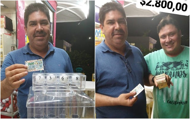 Com apenas 2 reais, Ganhador da Rifa Federal da Sorte recebe Dois Mil e Oitocentos Reais em dinheiro, após sorteio em Petrolândia-PE [Fotos]