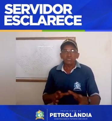 Petrolândia: Servidor Público da SESURB esclarece o não uso de EPI’s no ambiente de trabalho [Vídeo]