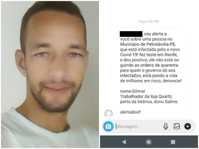 Petrolândia: Gilmar Gomes desmente boatos que ainda está com COVID-19 “Estou curado e liberado pela Secretaria Municipal de Saúde”.