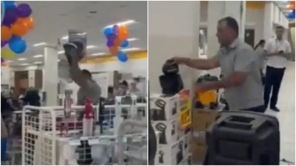 Absurdo: homem é preso após quebrar vários eletrodomésticos na Magazine Luiza