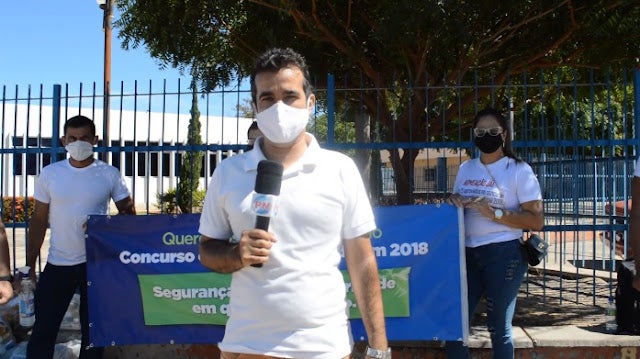 Aprovados no Concurso Público para Guarda Municipal realizam protesto solidário em frente a Prefeitura, pedindo ‘Nomeação Já’ em Petrolândia, no Sertão de PE
