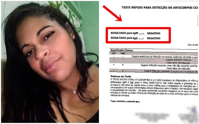 Nesta hora da Covid-19, moradora de Petrolândia é vítima de outro vírus letal: o das fake news; “Emanuelly Souza” desmente mentira e mostra exame que deu NEGATIVO para NOVO CORONAVÍRUS
