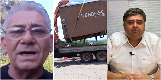 Petrolândia: “Quem te compra como bom moço, como pessoa humilde e com essa batidinha de cabelo, tá levando para casa um produto adulterado e de baixa qualidade”, diz ex-candidato a prefeito Jota após remoção de seu trailer, em ação comandada pelo prefeito Fabiano Marques [Vídeo]