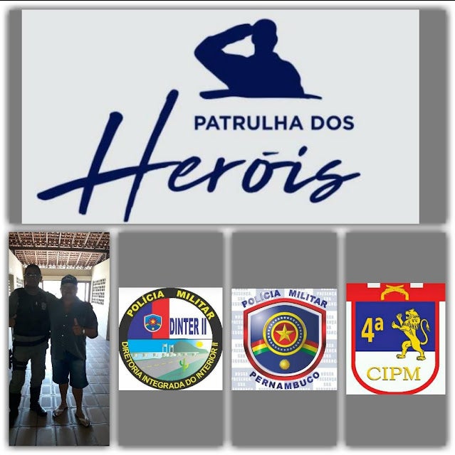 Projeto Patrulha de Heróis homenageia PM da reserva do Distrito de Caraibeiras, em Tacaratu