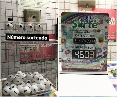 2º Sorteio da Rifa Federal da Sorte é realizado em Petrolândia; 4603 foram os números sorteados