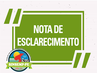 Sindicato dos Servidores Municipais de Petrolândia (SINSEMP/PE), emite Carta Aberta para esclarecimentos a respeito de denúncia vinculada em redes sociais envolvendo usuário da saúde e servidor público