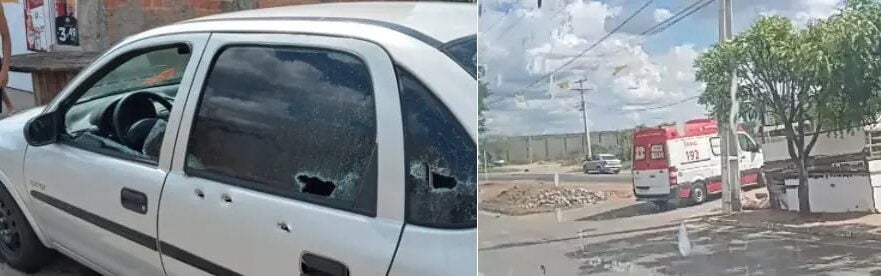 Paulo Afonso registra tentativa de homicídio com homem baleado e carro perfurado