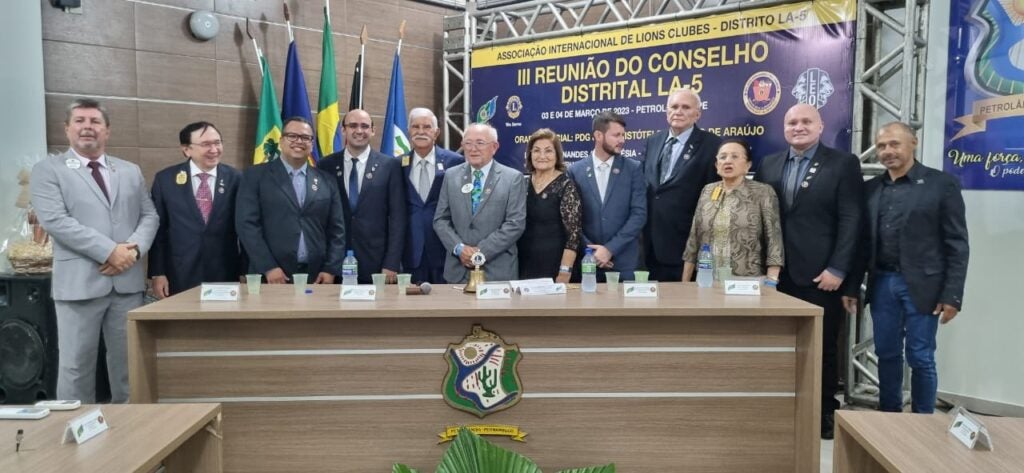 III Reunião do Conselho Distrital LA-5 do Lions Clube é realizada em Petrolândia (PE)